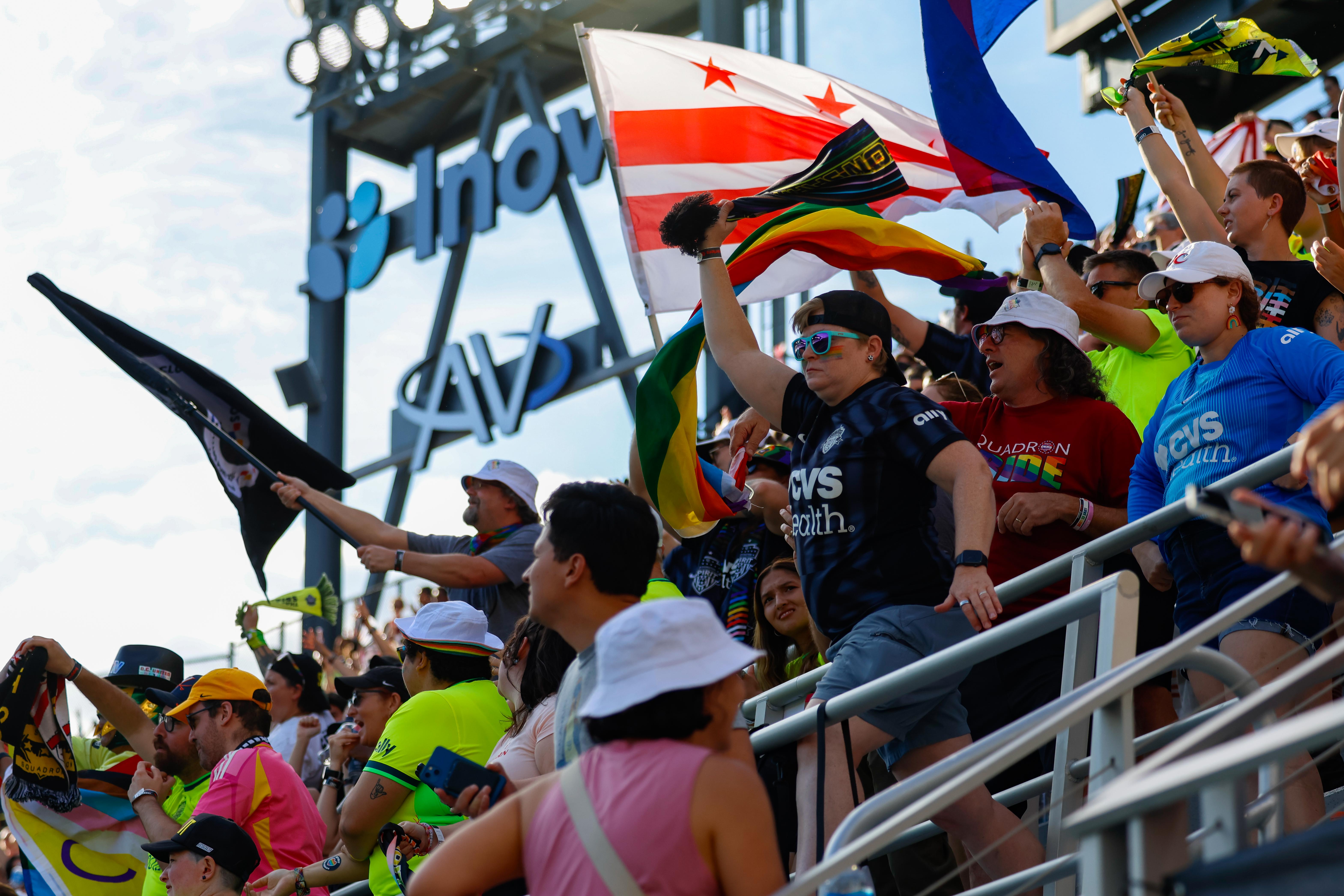 2025 Pride game at Audi Field